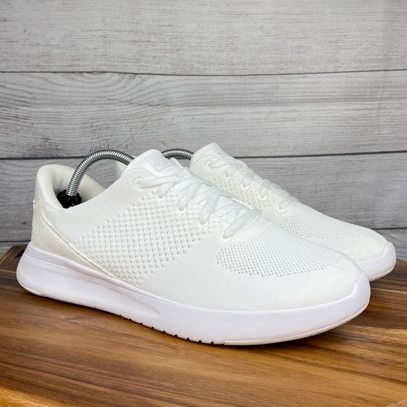 Kizik Men’s Lima Eggshell White Hands Free Slip In Shoe Sneaker Size 11 Wide main image 11